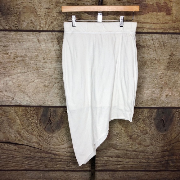 Frank & Eileen Med White Asymmetrical Skirt NWOT - Picture 1 of 6